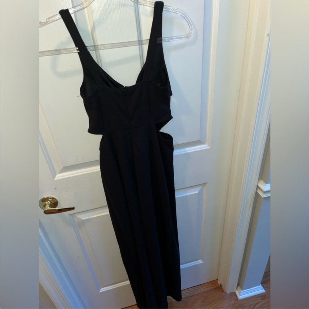SHEIN Black Cutout Wide-Leg Jumpsuit - Picture 8 of 8